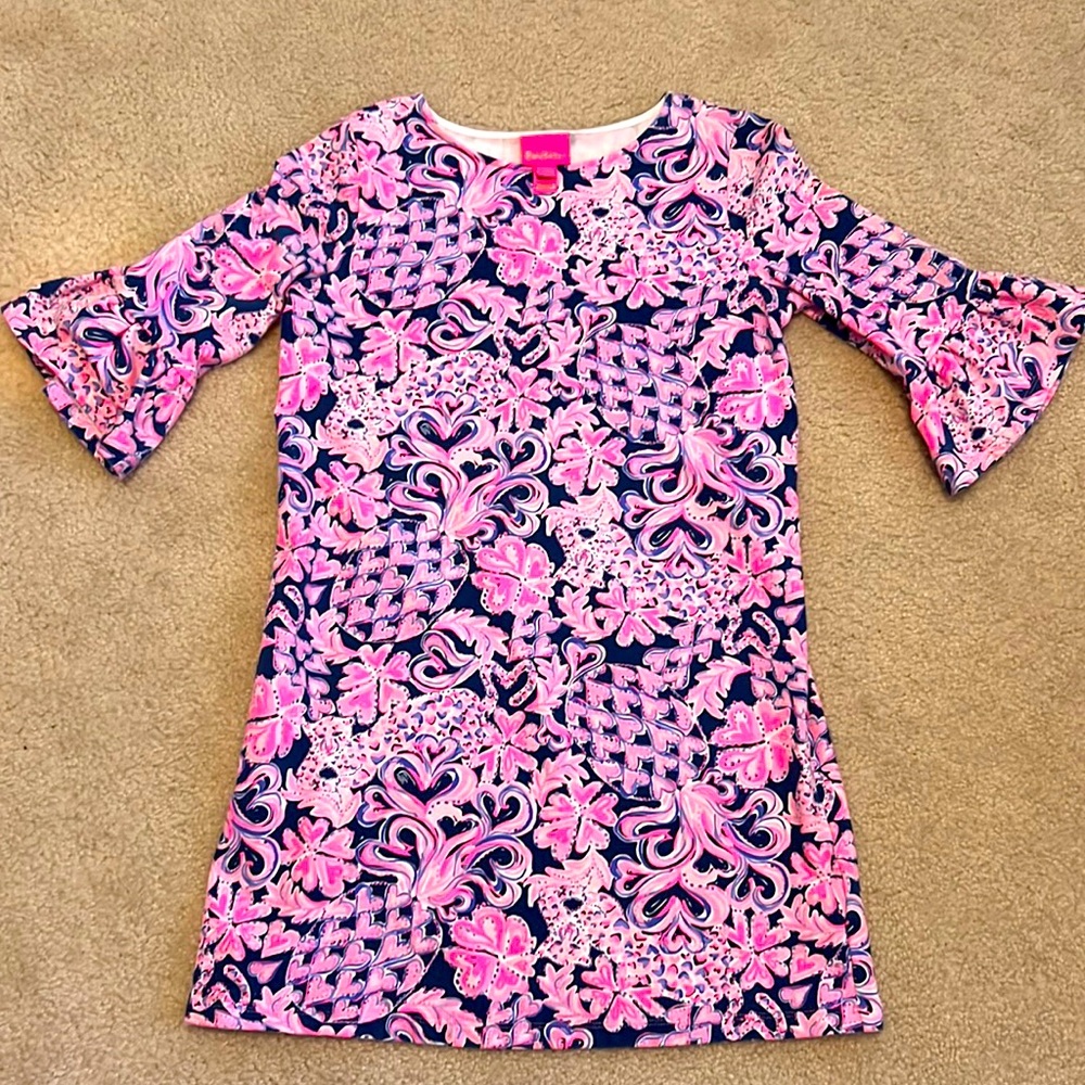 Girls Lilly Pulitzer dress. Lightly worn size XL 12-14